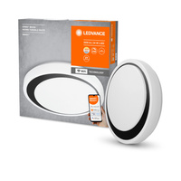 Plafond LED stropné svietidlo Povrchová montáž 34W 2000lm CCT Stmievateľné okrúhle čierne SMART+ WiFi Moon Ledvance