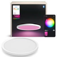 Plafond LED stropné svietidlopovrchovou montážou 40W 2850lm IP20 biele a farebné RGB + TW White 39,5cm Smart SMART Zigbee Bluetooth Surimu Philips HUE
