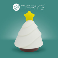 Detské LED nočné svetlo 2,5 W 3000-6000K teplá biela a studené + viacfarebné RGB dobíjacie 1200 mAh biele MARY'S CHOIR Tree