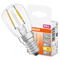 LED žiarovka T26 Tubular E14 1,3W = 10W 110lm 2700K teplá biela 300° SPECIAL Osram