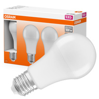 3x LED žiarovka A60 E27 13W = 100W 1521lm 6500K studená biela 200° STAR CLASSIC Osram