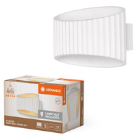 Dekoratívne nástenné svietidlo Nástenná povrchová montáž E27 Biela Dekor Ledvance