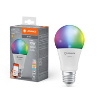 LED žiarovka E27 9,5W = 75W 1055lm RGBW CCT Stmievateľná SMART+ WiFi Classic Ledvance