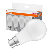 4x LED žiarovka A60 B22d 8W = 60W 806lm 2700K teplá biela 150° BASE Osram